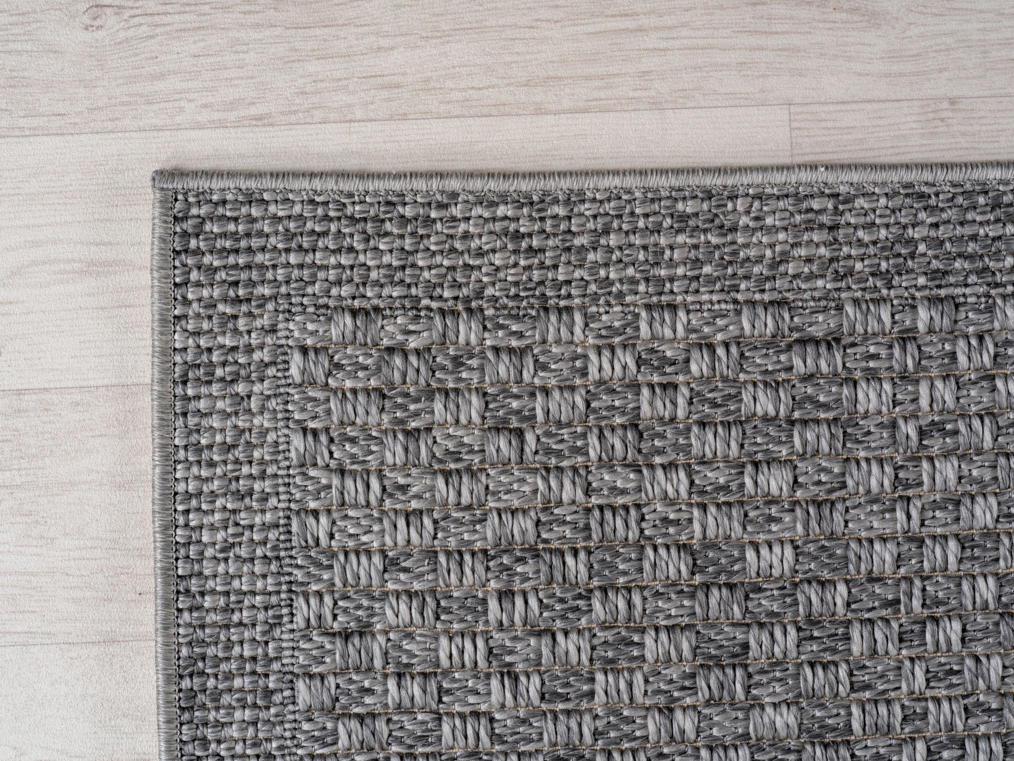 NEREA – Tapis Intérieur/Extérieur Gris au Design Damier - NER1902GRI NEREA