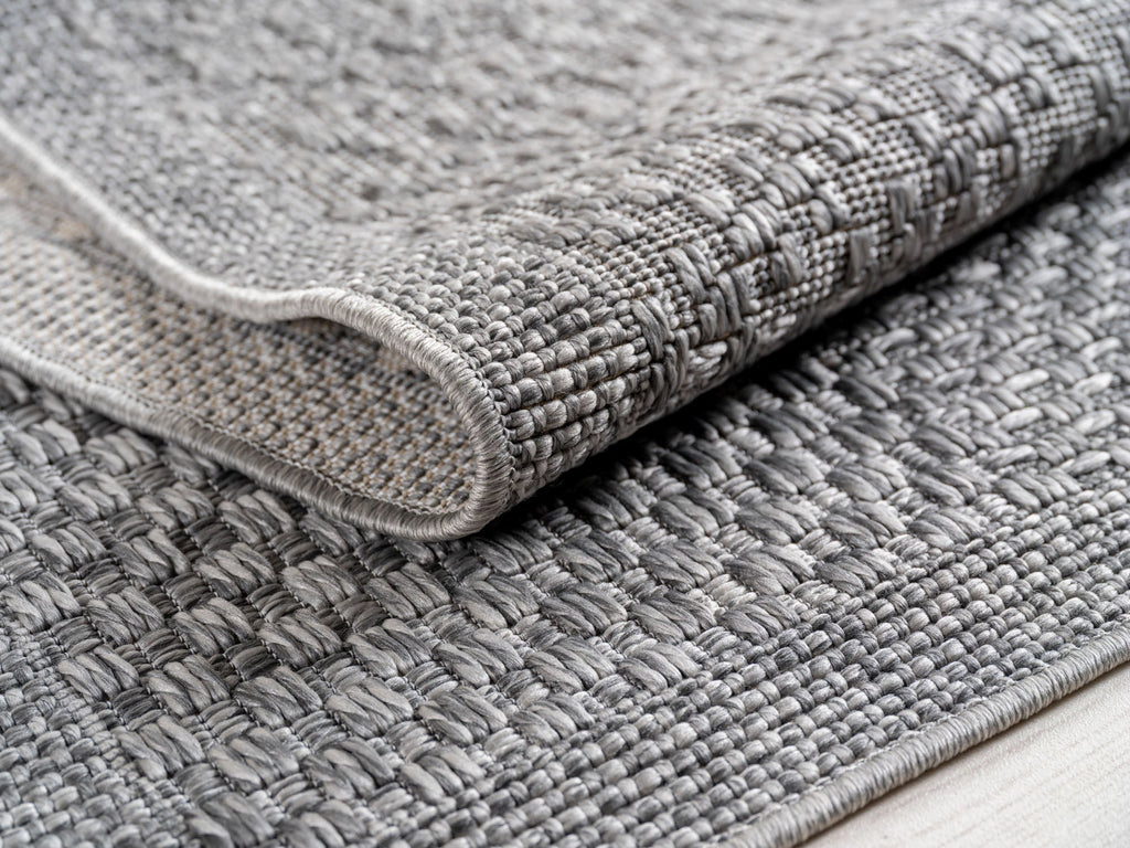 NEREA – Tapis Intérieur/Extérieur Gris au Design Damier - NER1902GRI NEREA