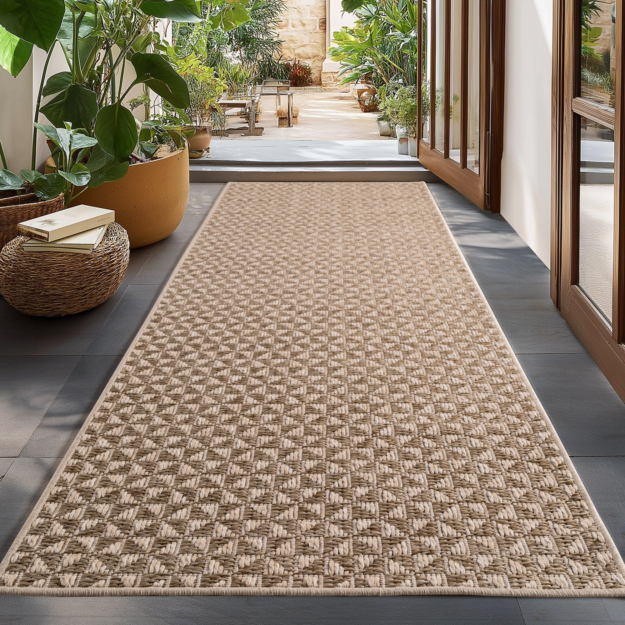 NEREA – Tapis Intérieur/Extérieur Beige au Design Contemporain - NER1903BEI NEREA