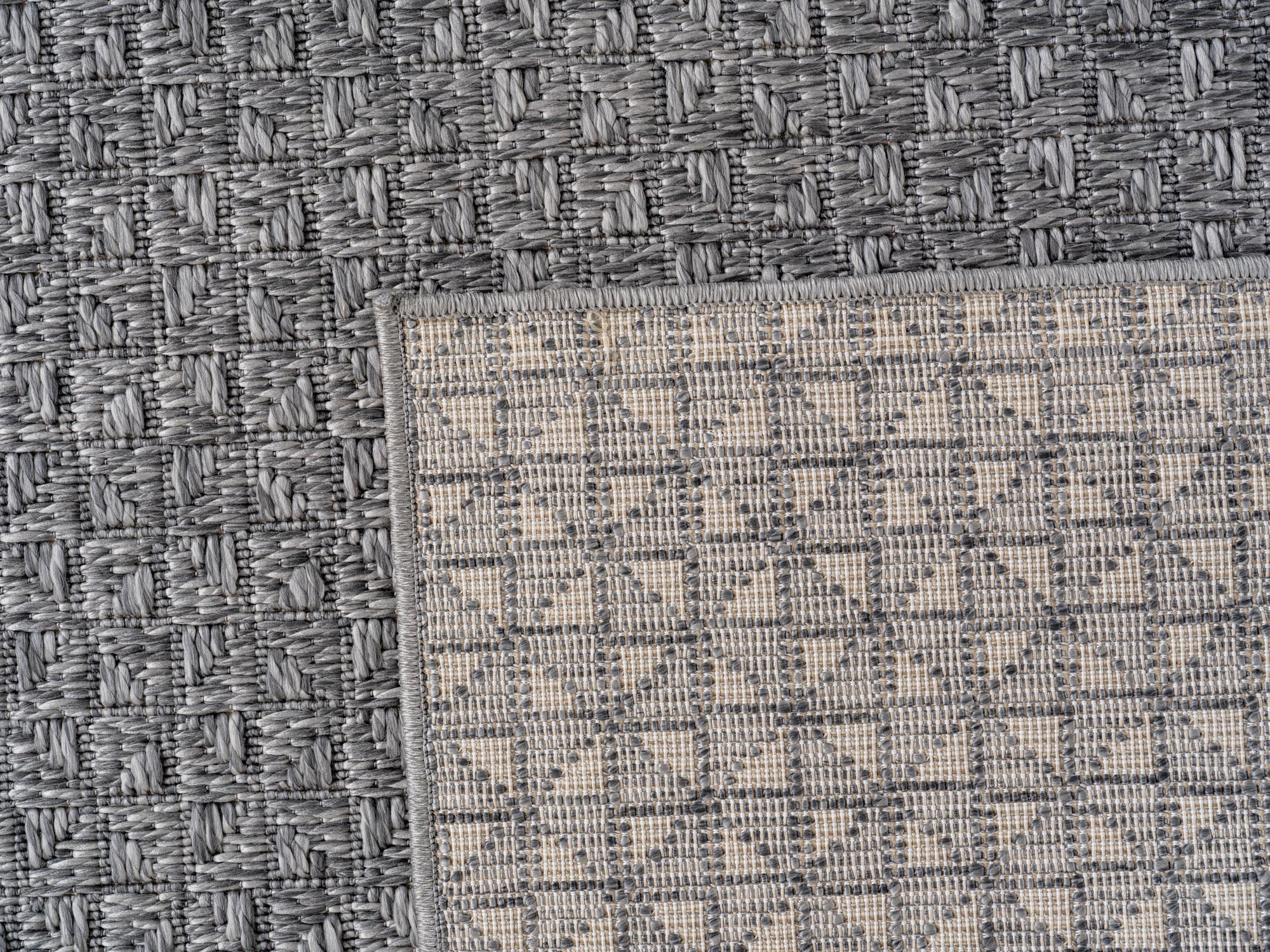 NEREA – Tapis Intérieur/Extérieur Gris au Design Contemporain - NER1903GRI NEREA