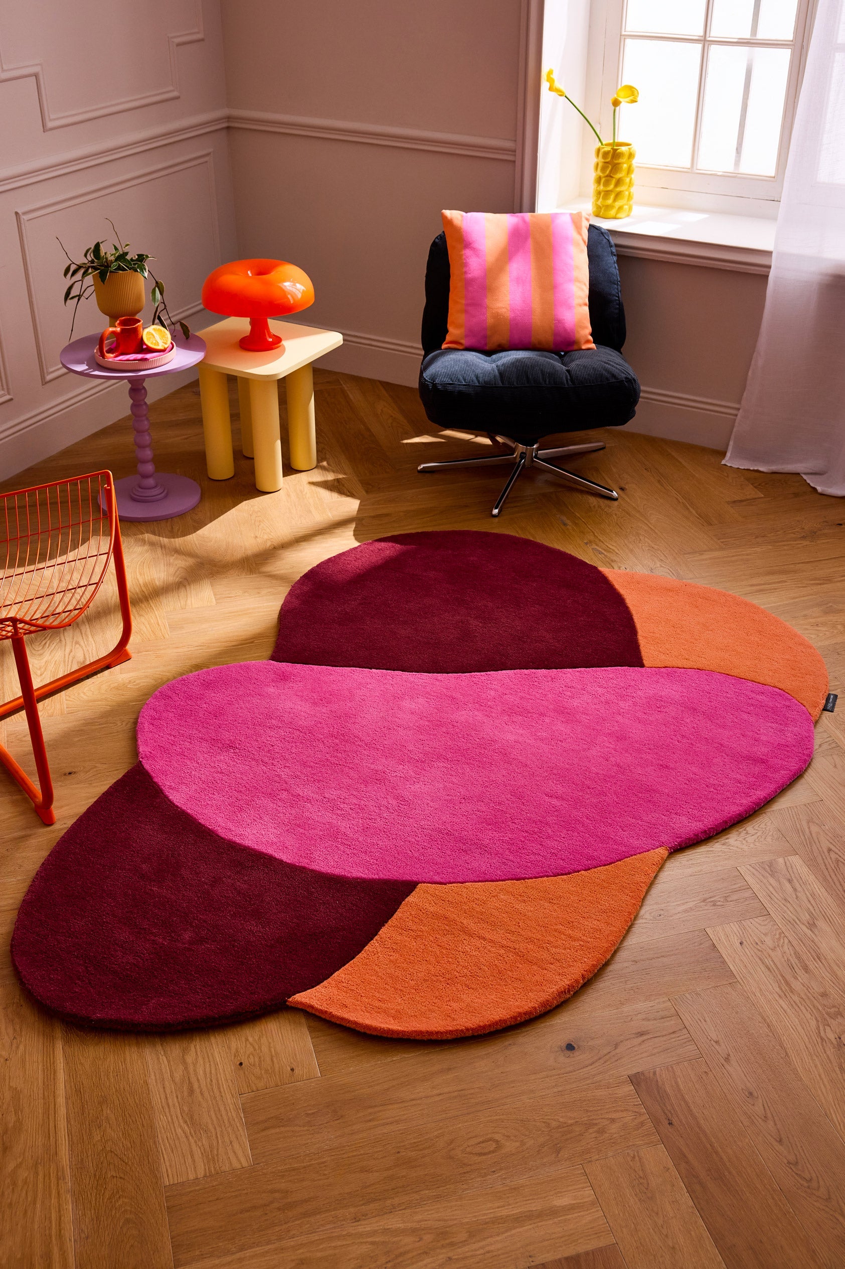 Nuage sucré – Tapis en laine – Multicolore Nuage sucré