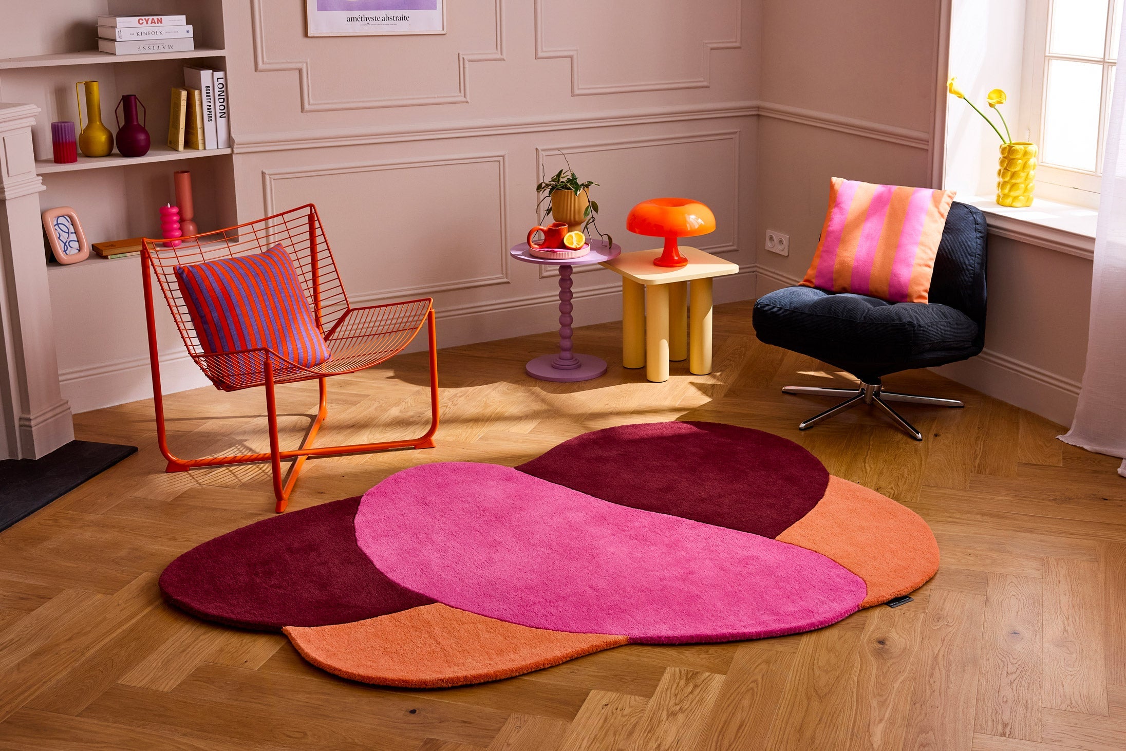 Nuage sucré – Tapis en laine – Multicolore Nuage sucré