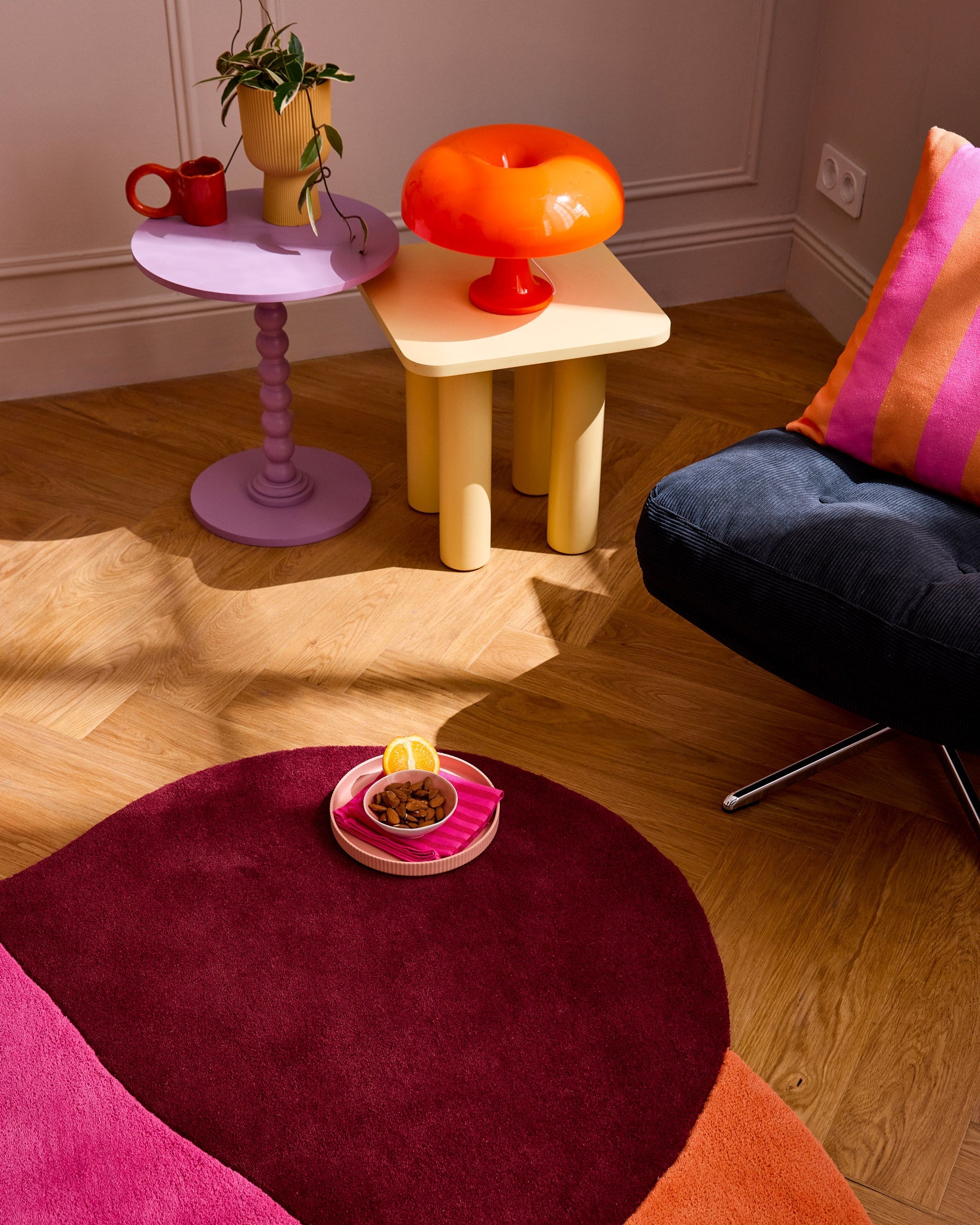 Nuage sucré – Tapis en laine – Multicolore Nuage sucré