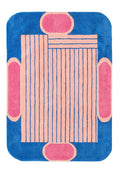 Cèdre blanc – Tapis en laine et coton  – P_P_NS1037BLE Cèdre blanc