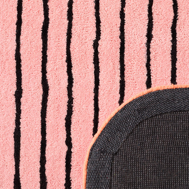 Nuage sucré – Tapis en laine – Orange Nuage sucré