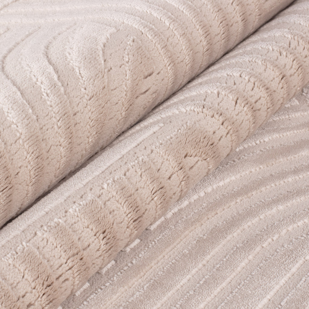 OIA - Tapis moderne à motif géométrique et nuances ton sur ton - OIA1112BEI