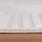 OIA - Tapis moderne à motif géométrique et nuances ton sur ton - OIA1112CRE