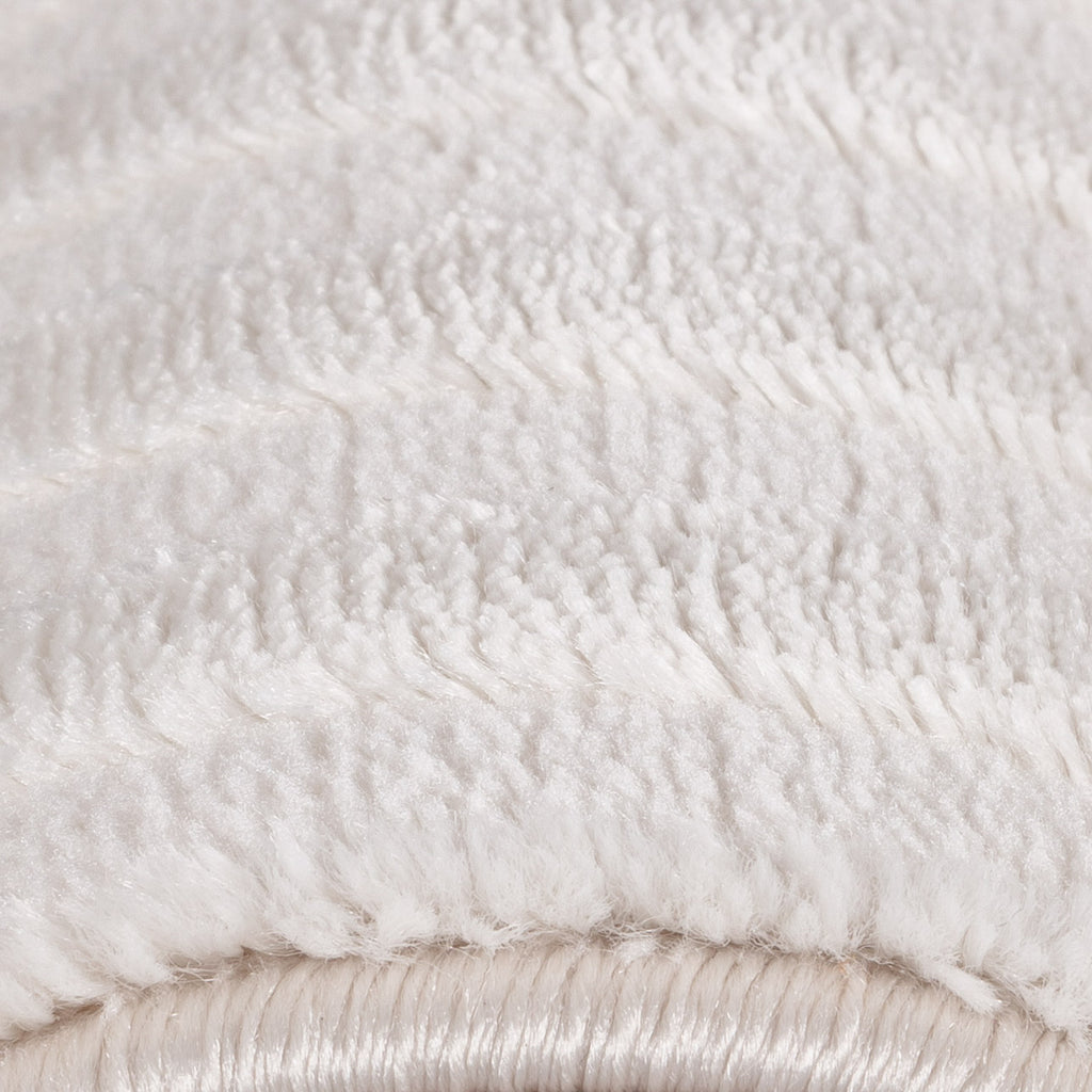 OIA - Tapis moderne à motif géométrique et nuances ton sur ton - OIA1112CRE