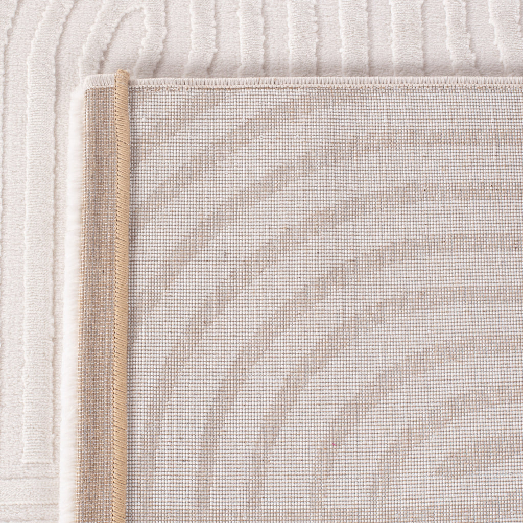 OIA - Tapis moderne à motif géométrique et nuances ton sur ton - OIA1112CRE