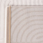 OIA - Tapis moderne à motif géométrique et nuances ton sur ton - OIA1112CRE