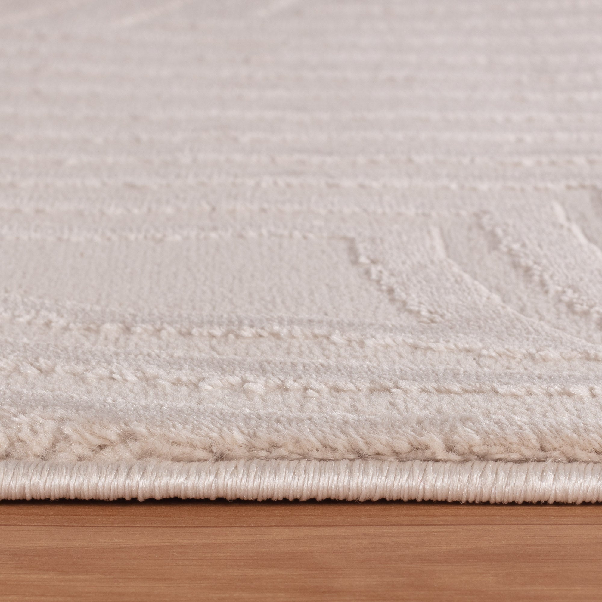 OIA - Tapis moderne à motif géométrique et nuances ton sur ton - OIA1113BEI