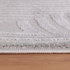 OIA - Tapis moderne à motif géométrique et nuances ton sur ton - OIA1113SIL