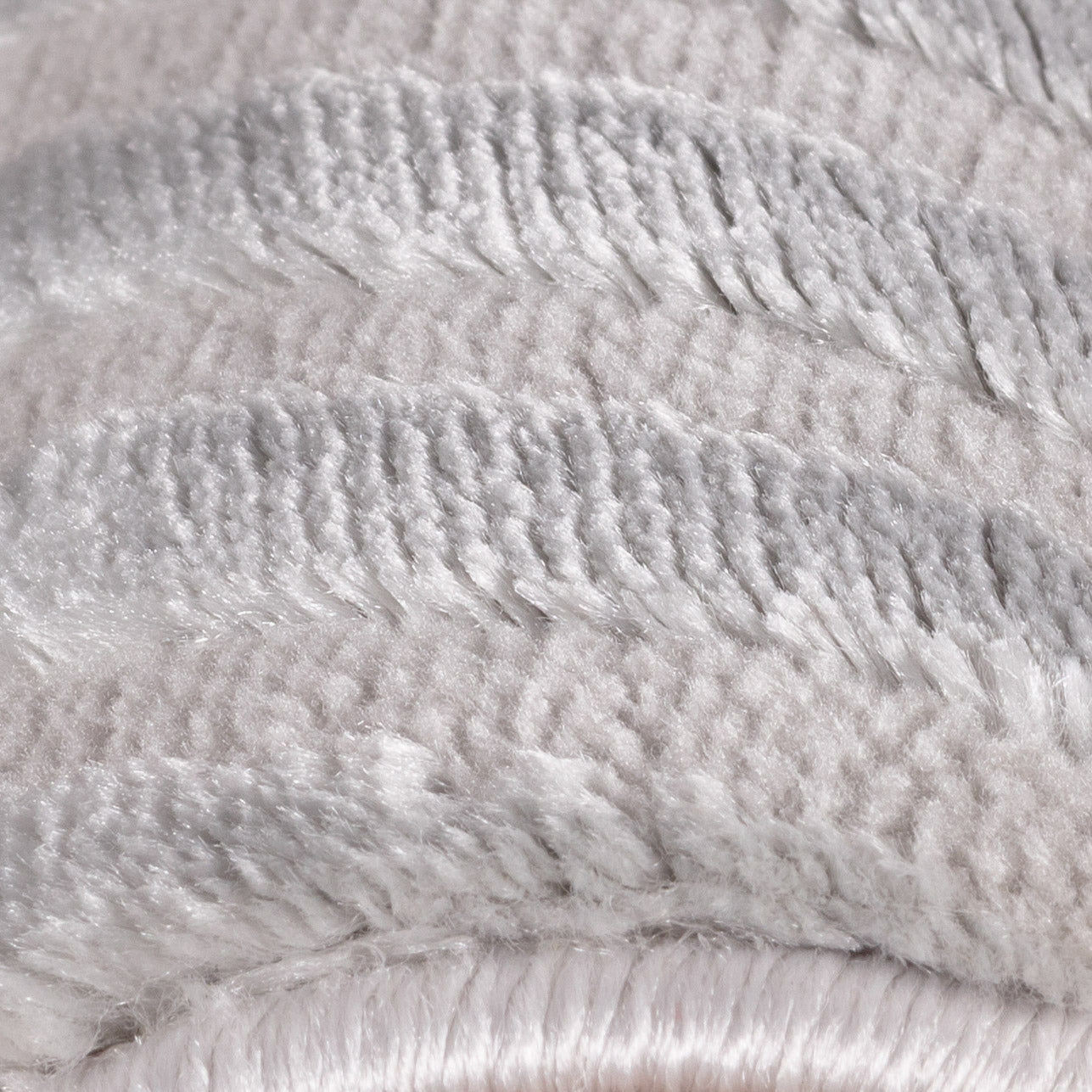 OIA - Tapis moderne à motif géométrique et nuances ton sur ton - OIA1113SIL