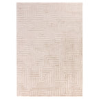 OIA - Tapis moderne à motif géométrique et nuances ton sur ton - OIA1114BEI