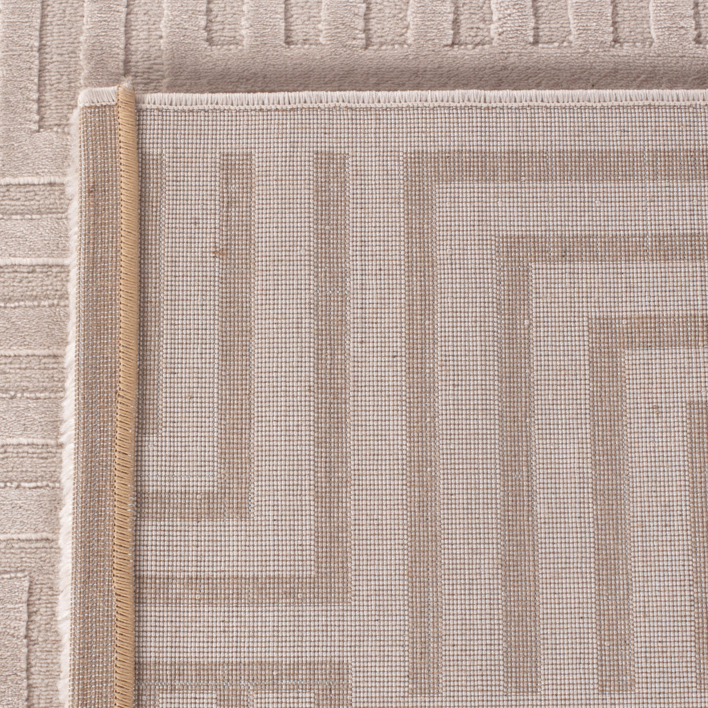 OIA - Tapis moderne à motif géométrique et nuances ton sur ton - OIA1114BEI