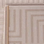 OIA - Tapis moderne à motif géométrique et nuances ton sur ton - OIA1114BEI