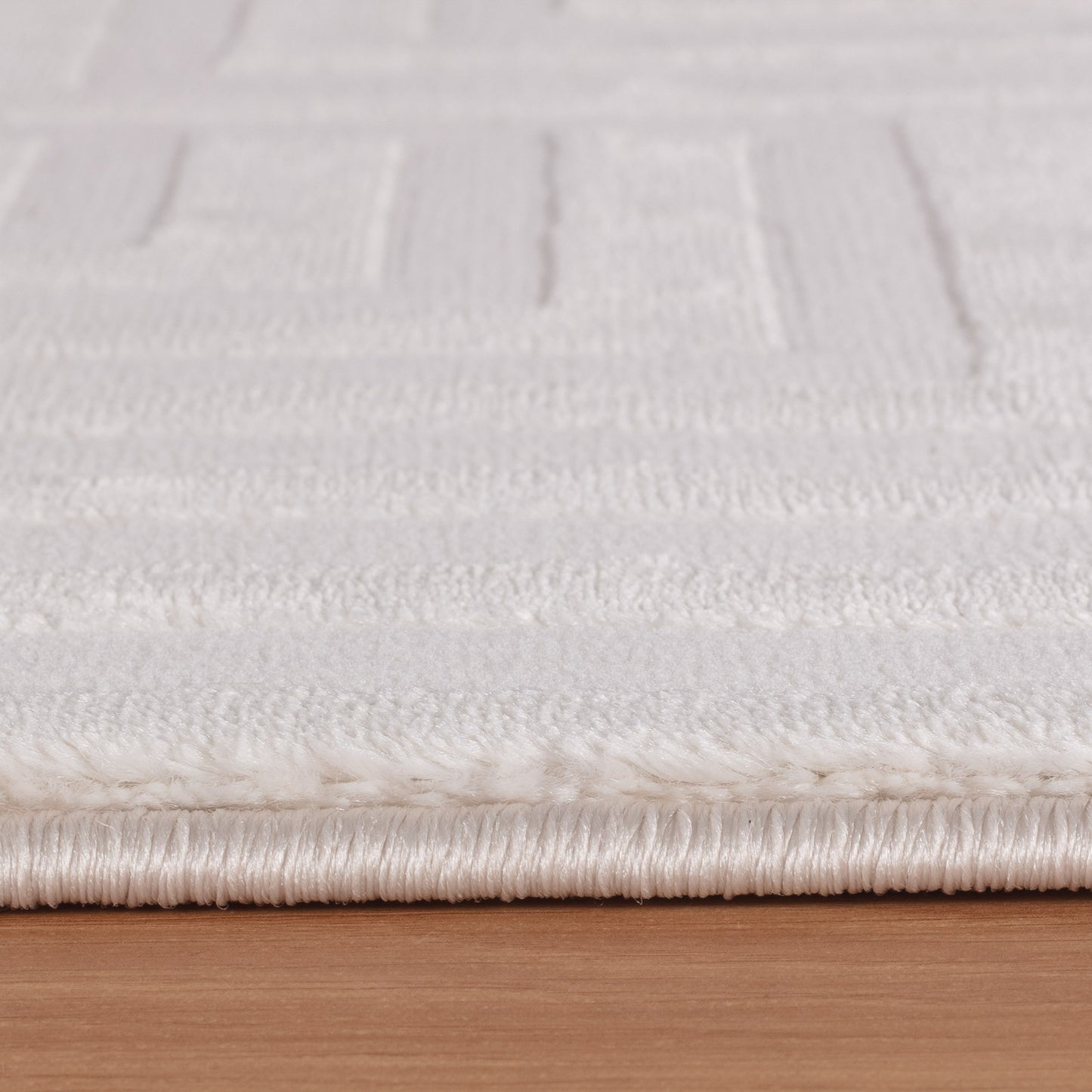 OIA - Tapis moderne à motif géométrique et nuances ton sur ton - OIA1114CRE