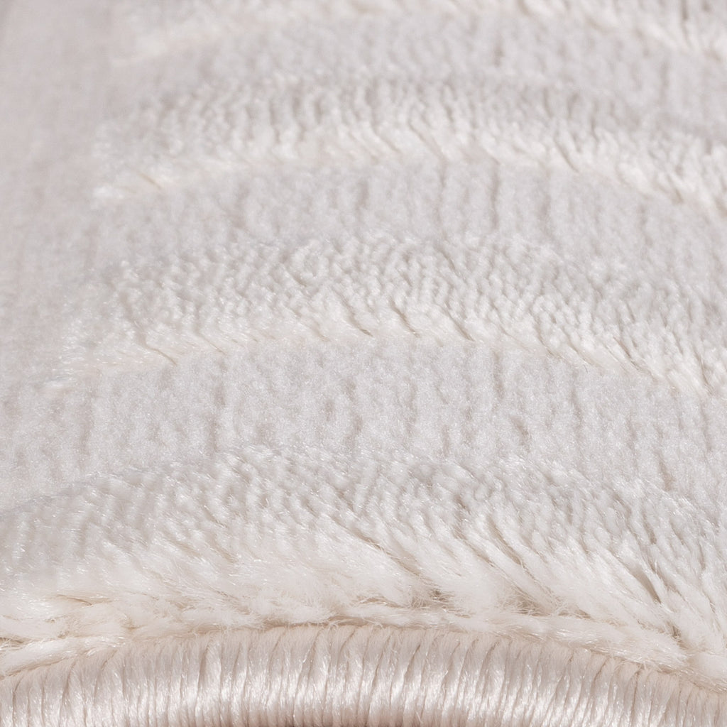 OIA - Tapis moderne à motif géométrique et nuances ton sur ton - OIA1114CRE