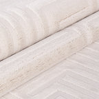 OIA - Tapis moderne à motif géométrique et nuances ton sur ton - OIA1114CRE