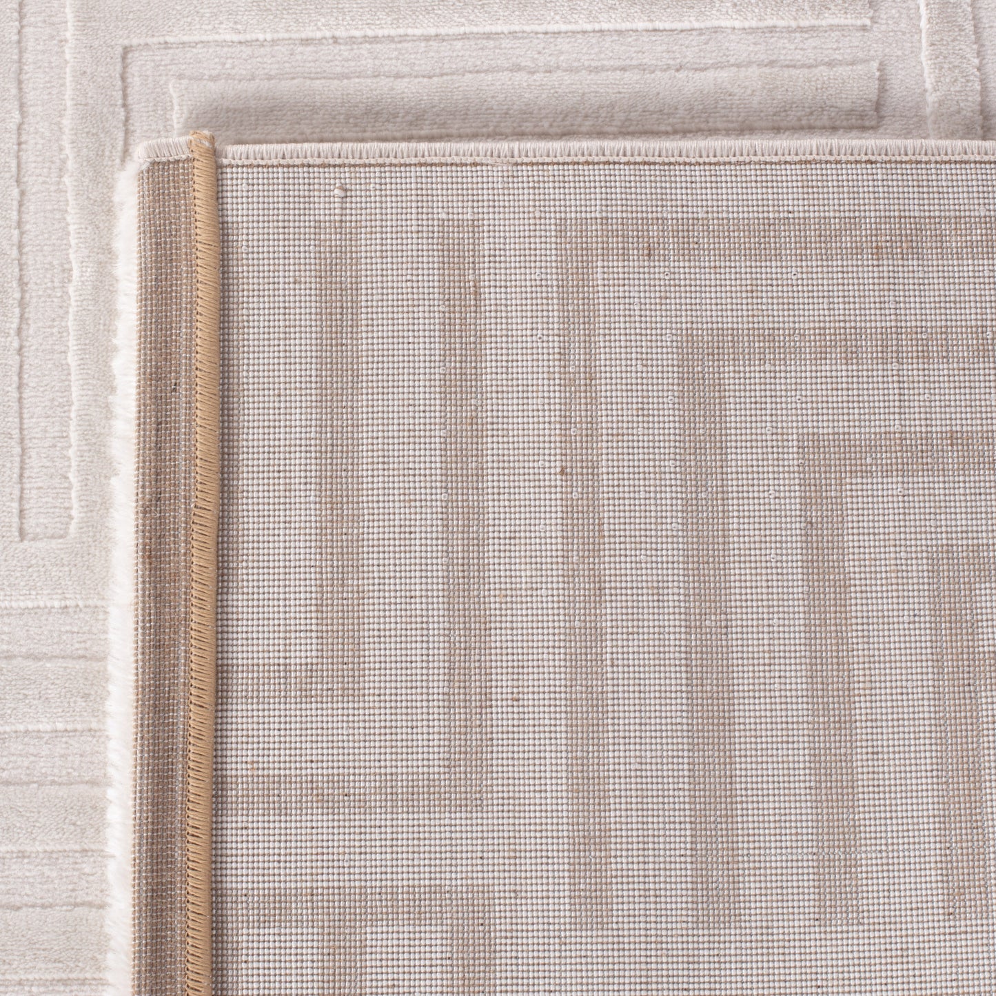 OIA - Tapis moderne à motif géométrique et nuances ton sur ton - OIA1114CRE