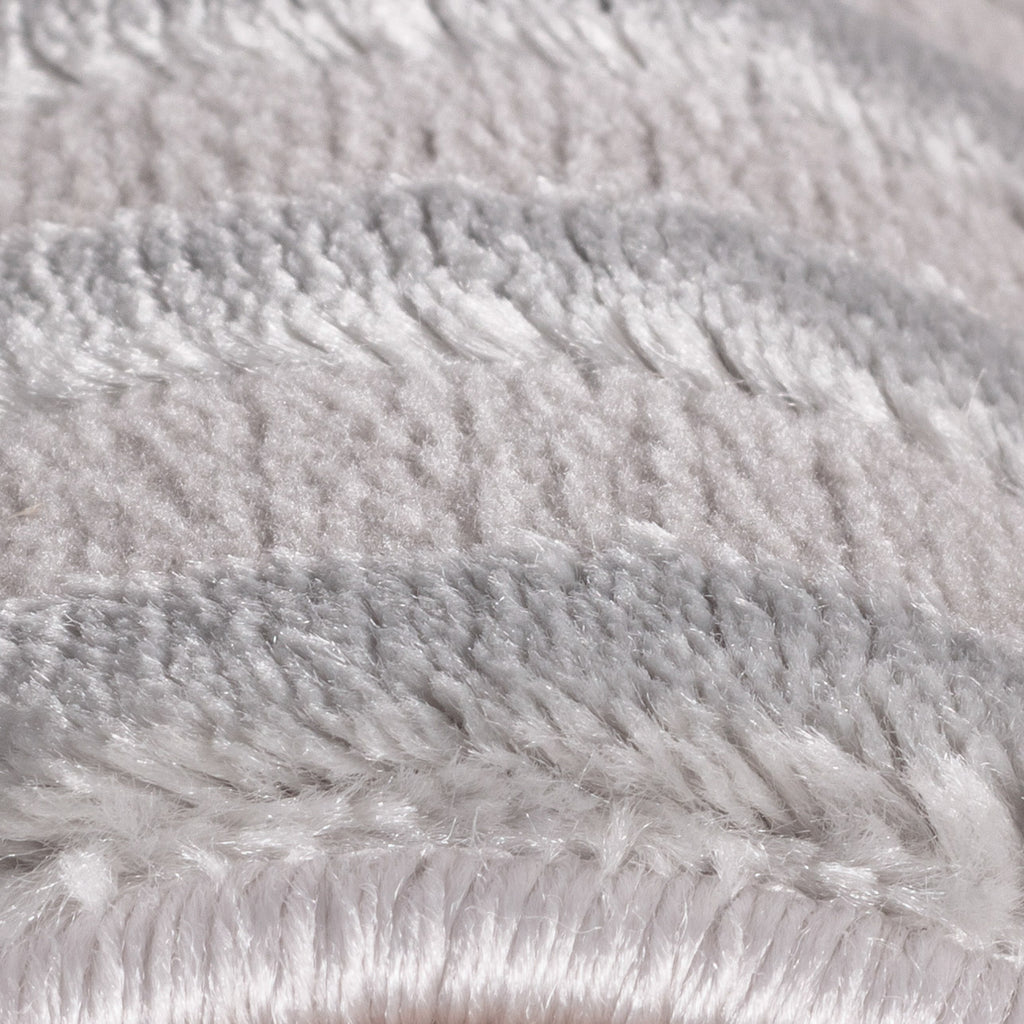 OIA - Tapis moderne à motif géométrique et nuances ton sur ton - OIA1114SIL