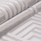 OIA - Tapis moderne à motif géométrique et nuances ton sur ton - OIA1114SIL