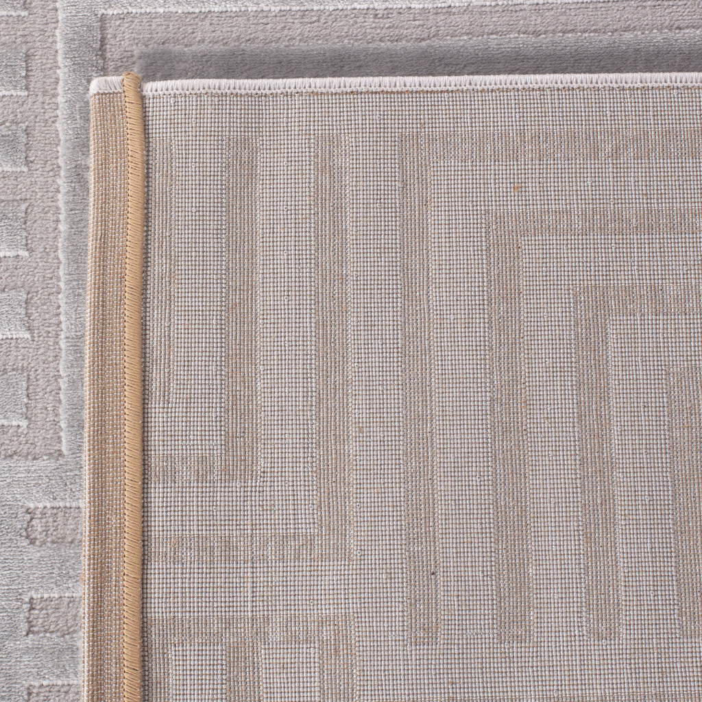 OIA - Tapis moderne à motif géométrique et nuances ton sur ton - OIA1114SIL