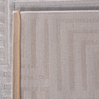 OIA - Tapis moderne à motif géométrique et nuances ton sur ton - OIA1114SIL