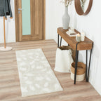 Tapis motif fleurs beige style moderne : OSL637BEI OSLO