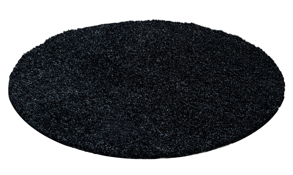 OTTAWA - Tapis Shaggy Uni Rond - OTT1500ANT