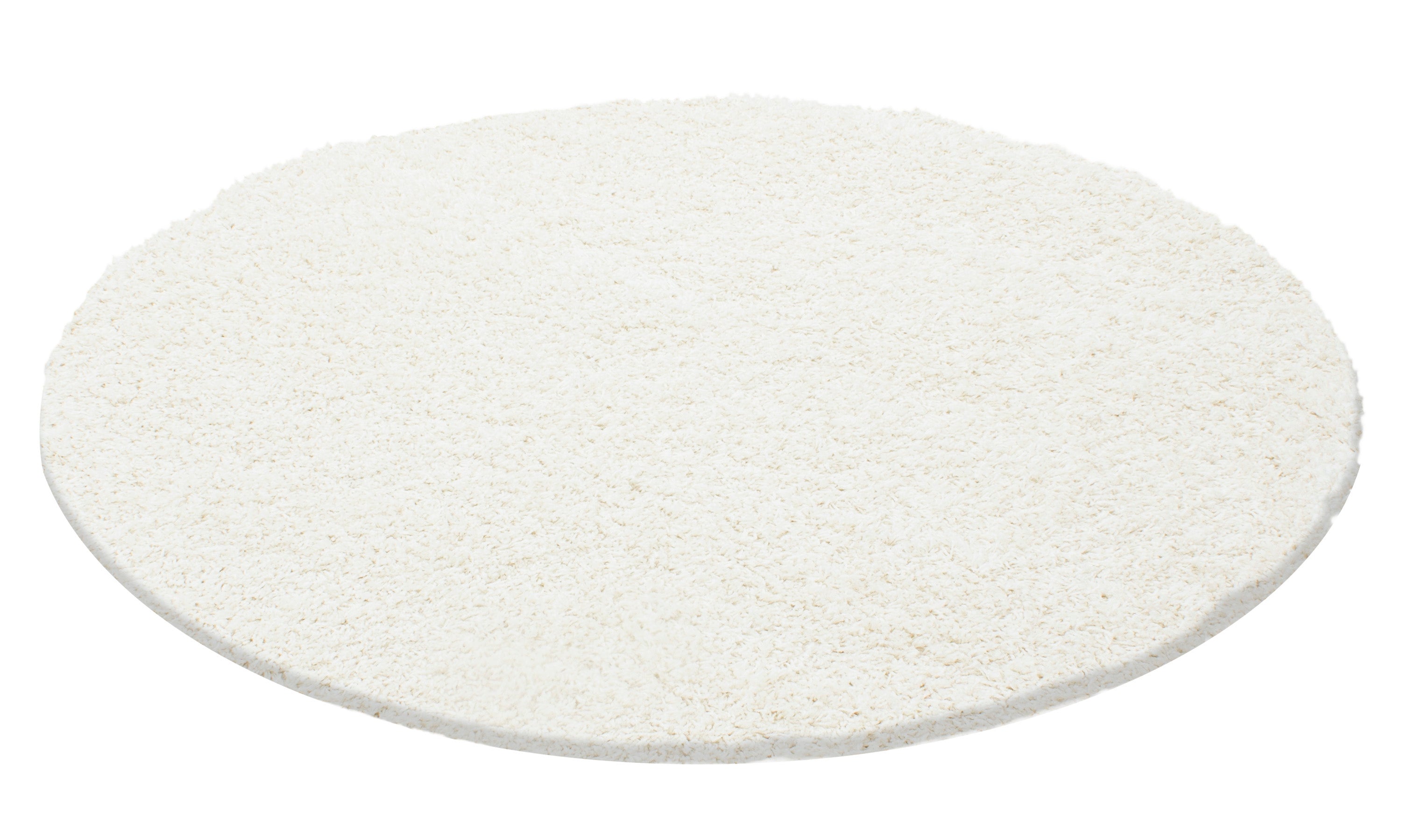OTTAWA - Tapis Shaggy Uni Rond - OTT1500CRE