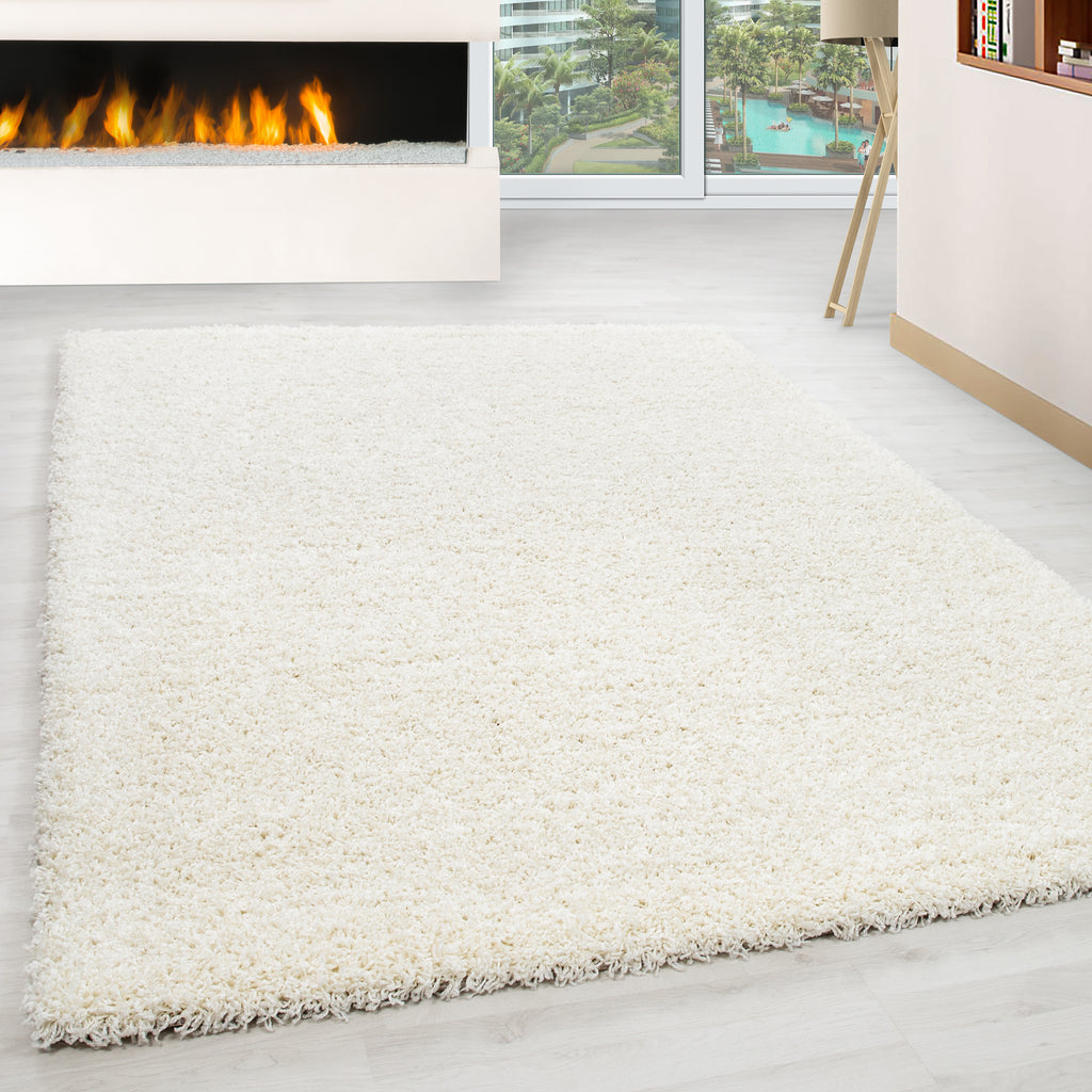 OTTAWA - Tapis Shaggy Uni - OTT1500CRE