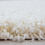 OTTAWA - Tapis Shaggy Uni Rond - OTT1500CRE