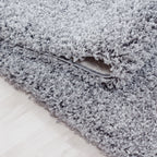 OTTAWA - Tapis Shaggy Uni Rond - OTT1500GRC