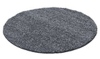 OTTAWA - Tapis Shaggy Uni Rond - OTT1500GRI