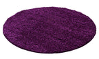 OTTAWA - Tapis Shaggy Uni Rond - OTT1500LIL