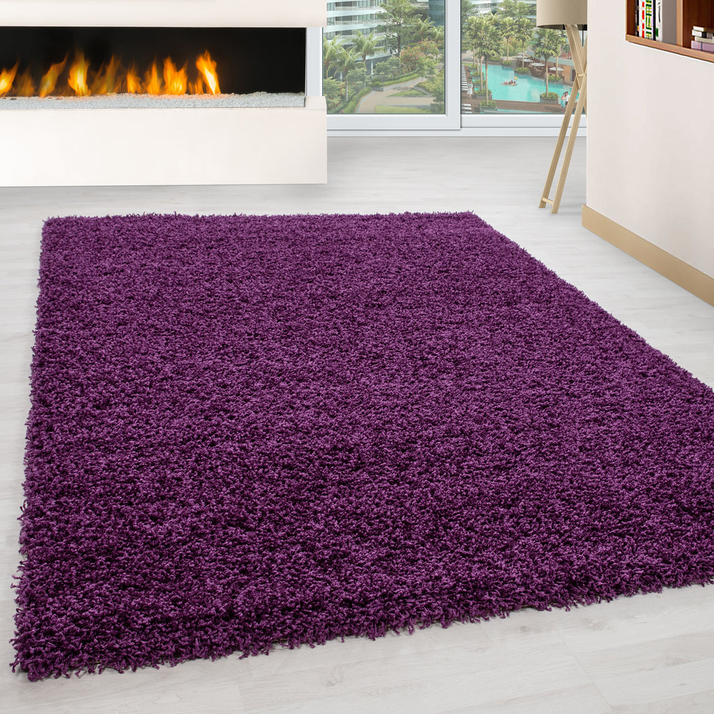 OTTAWA - Tapis Shaggy Uni - OTT1500LIL