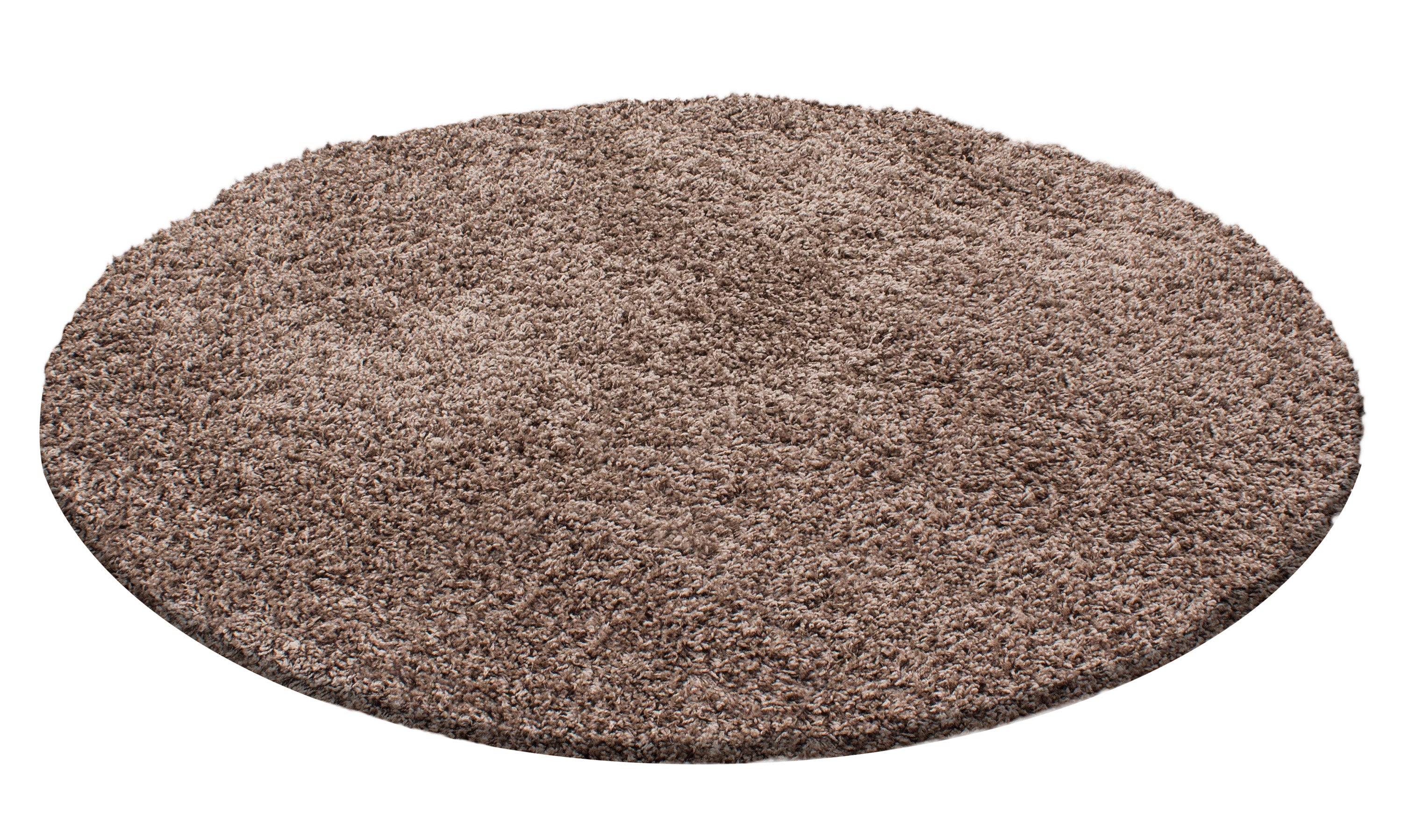 OTTAWA - Tapis Shaggy Uni Rond - OTT1500MOK