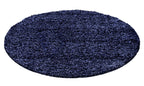 OTTAWA - Tapis Shaggy Uni Rond - OTT1500NAV