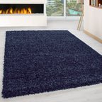 OTTAWA - Tapis Shaggy Uni - OTT1500NAV