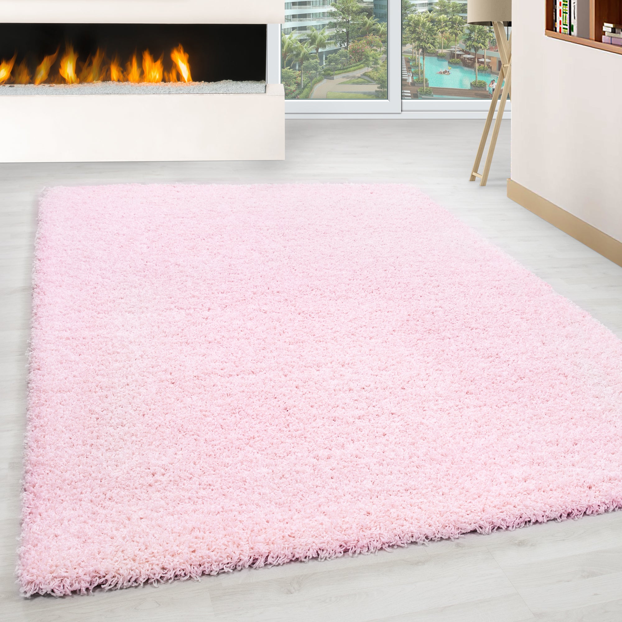 OTTAWA - Tapis Shaggy Uni - OTT1500ROS