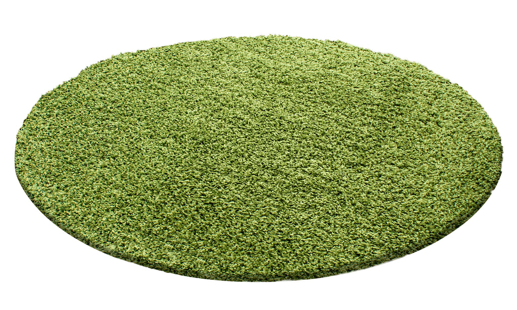 OTTAWA - Tapis Shaggy Uni Rond - OTT1500VER
