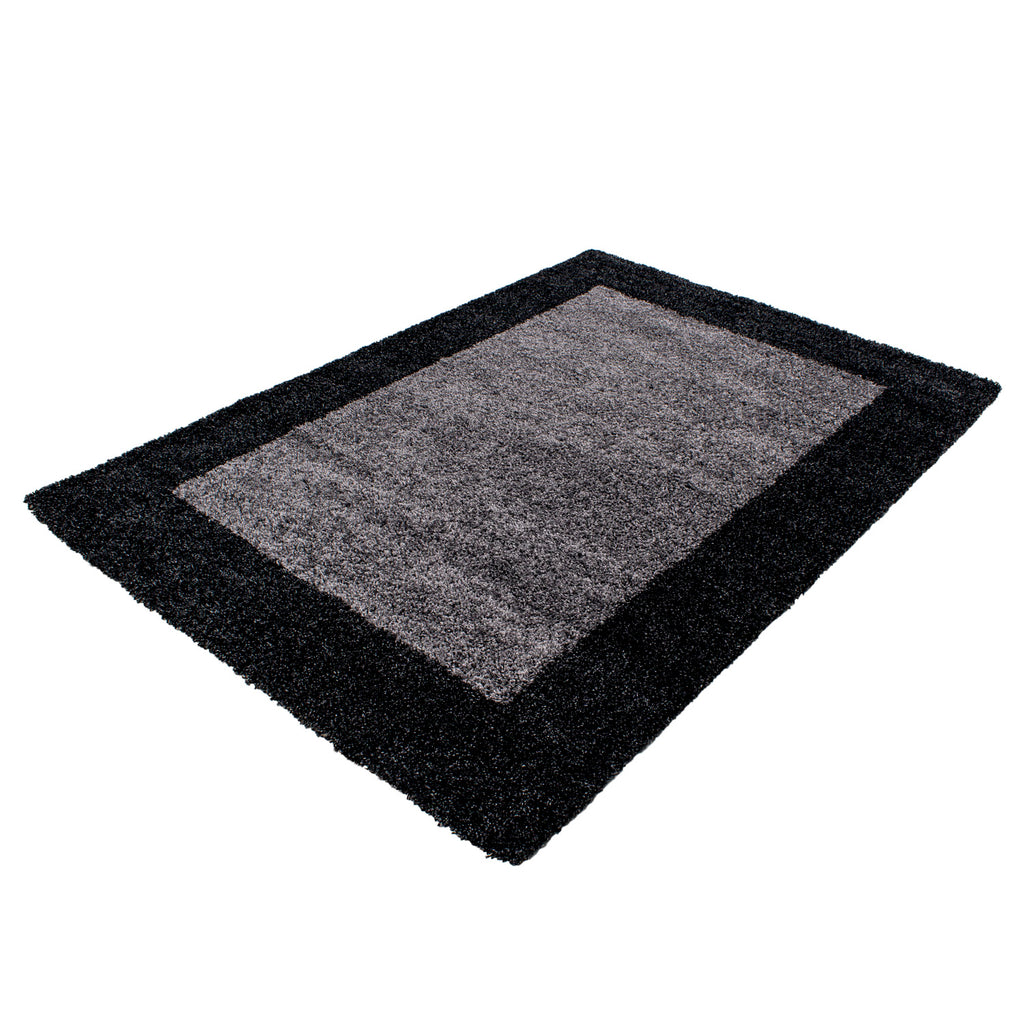 OTTA - Tapis Shaggy à motif Cadre - OTT1503ANT