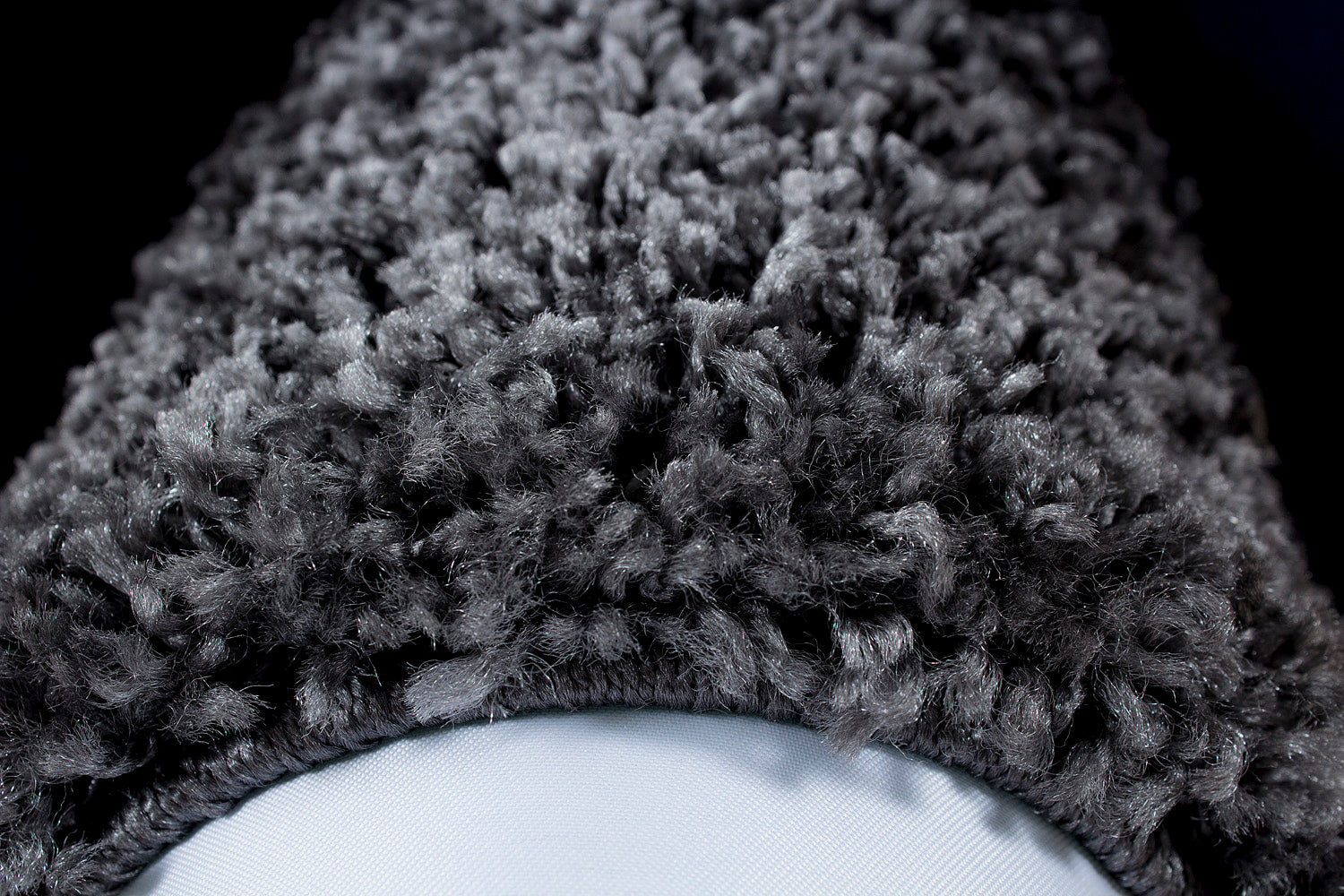 OTTA - Tapis Shaggy à motif Cadre - OTT1503GRI