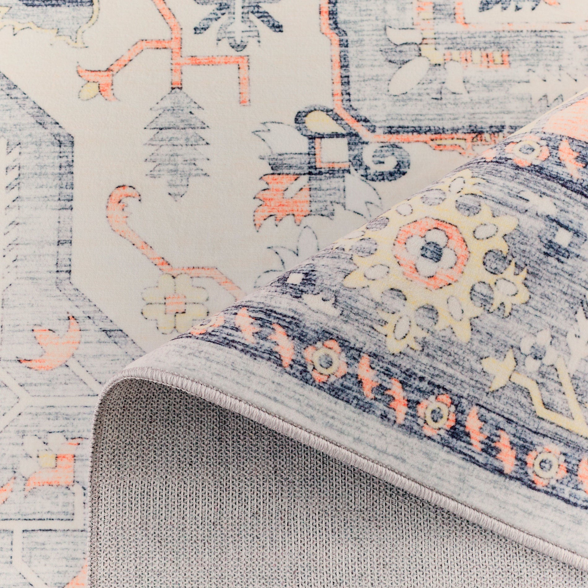 Tapis vintage - Gris - Collection Ottoman OTTOMAN