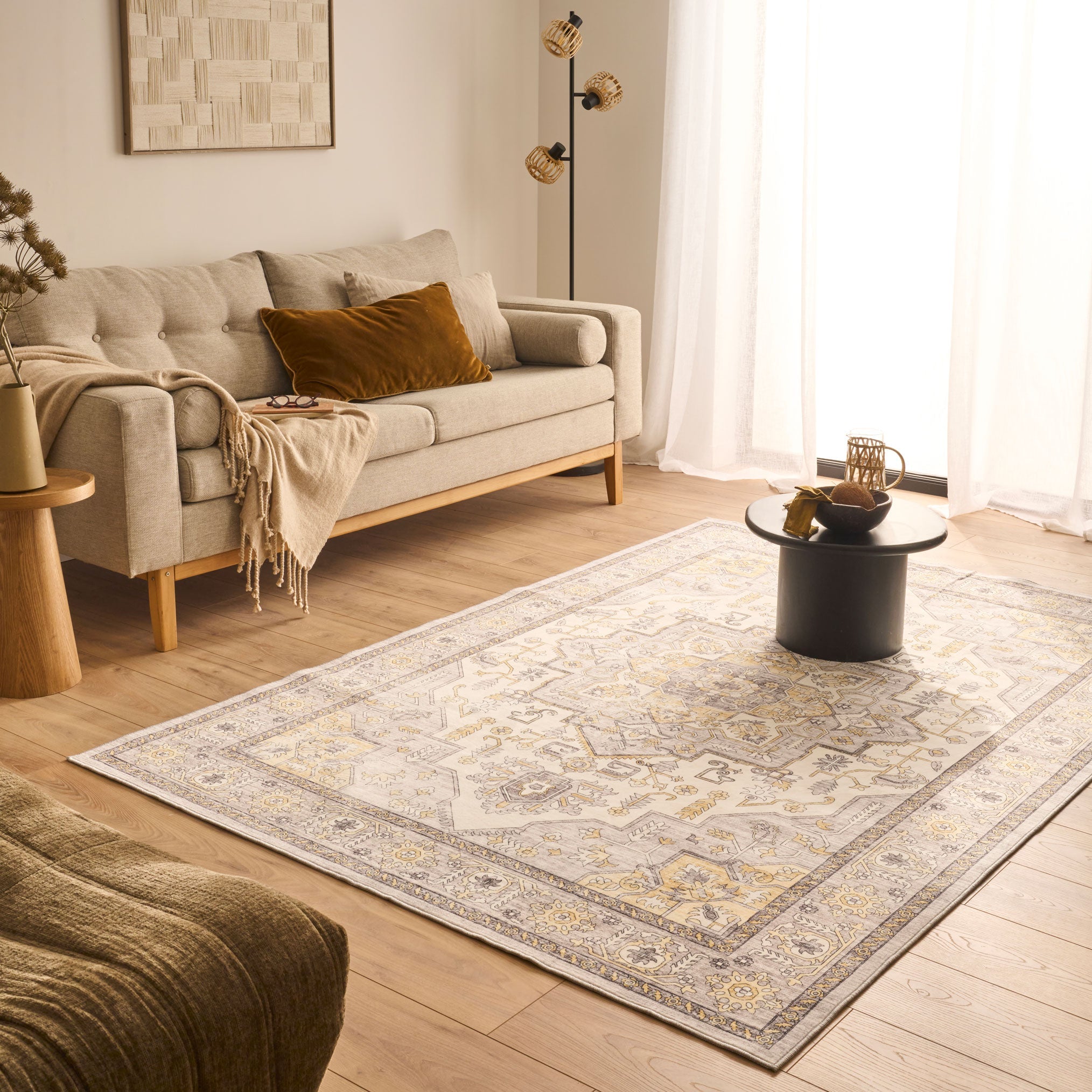 Tapis vintage - Jaune - Collection Ottoman OTTOMAN