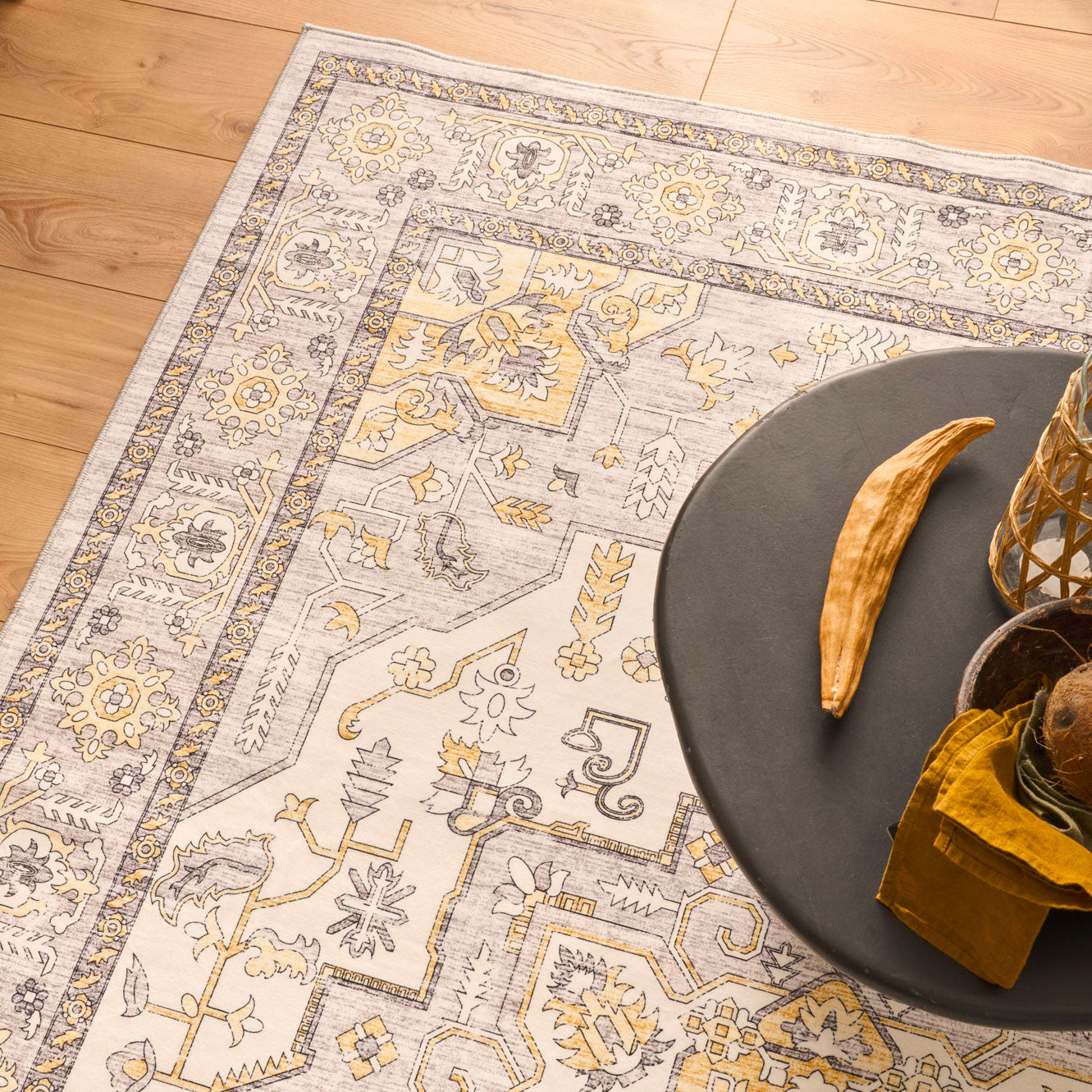 Tapis vintage - Jaune - Collection Ottoman OTTOMAN