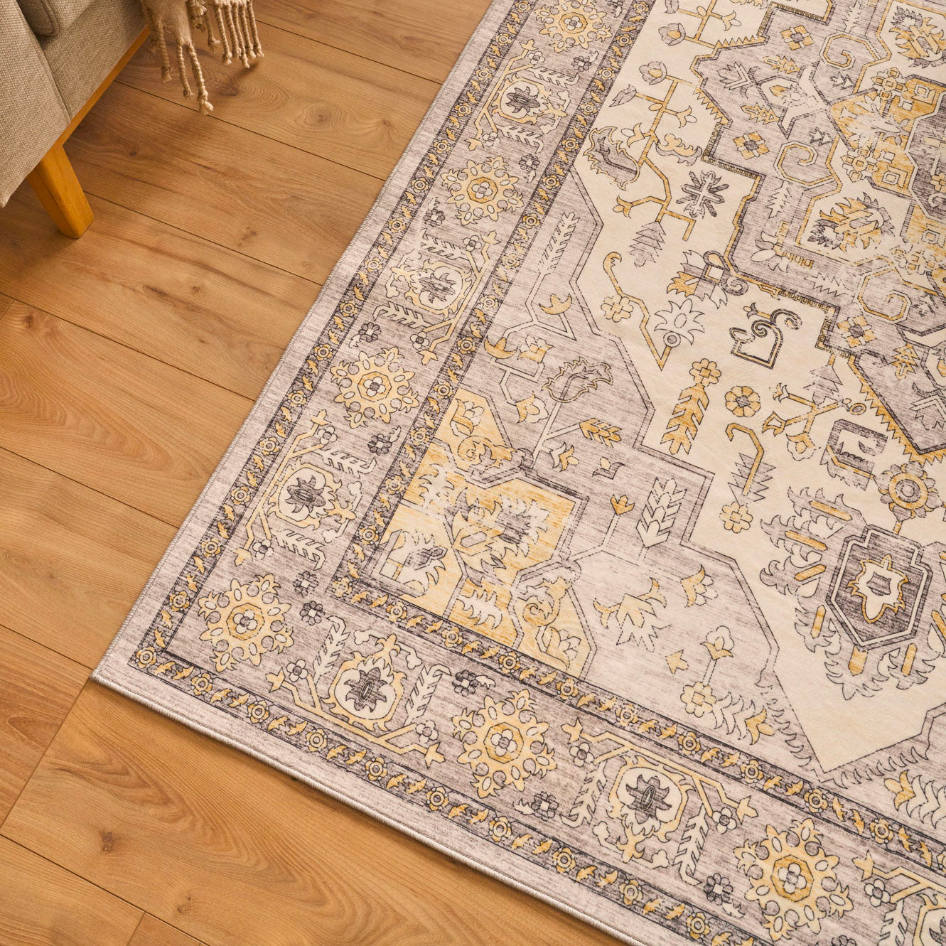 Tapis vintage - Jaune - Collection Ottoman OTTOMAN