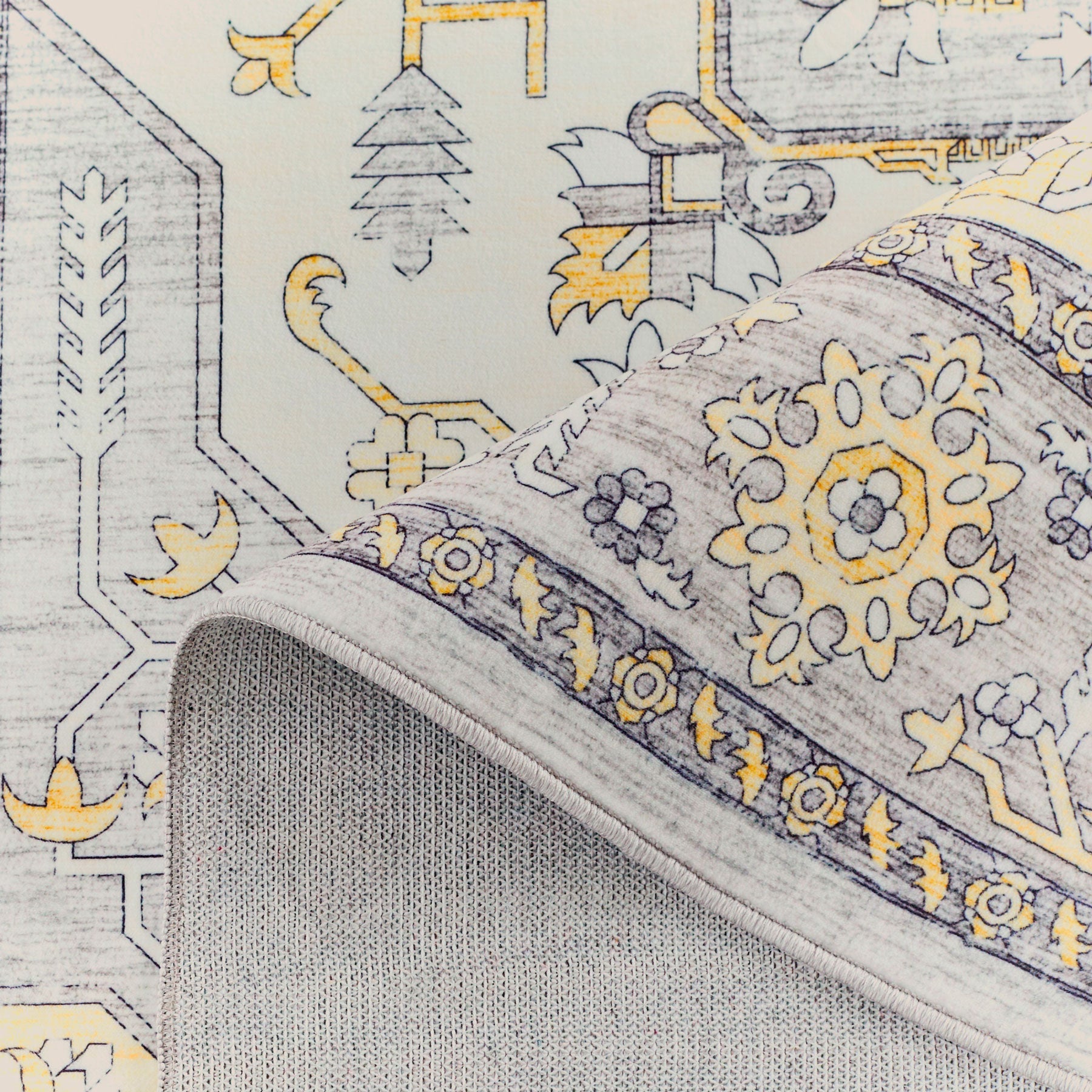 Tapis vintage - Jaune - Collection Ottoman OTTOMAN