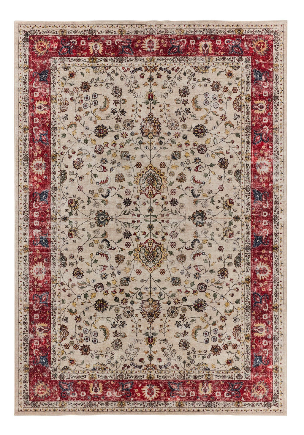 Tapis salon vintage - Beige - Collection Ottoman OTTOMAN